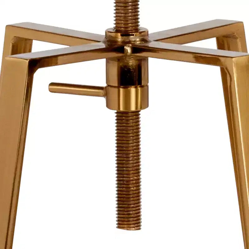 Tabouret de bar style industriel Merrick Lane avec siège pivotant réglable en hauteur