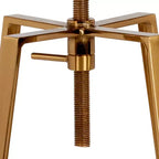 Tabouret de bar style industriel Merrick Lane avec siège pivotant réglable en hauteur