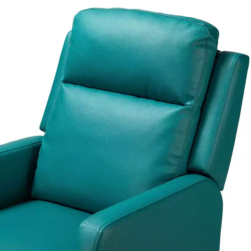 Lot de 2 fauteuils inclinables pivotants Ofelia en bois, avec accoudoirs, pour chambre et salon ART OF LIVING DESIGNS-TEAL