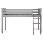Lit superposé simple Max & Lily, lits superposés en bois massif avec échelle pour enfants, pas besoin de sommier tapissier