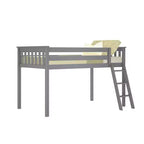Lit superposé simple Max & Lily, lits superposés en bois massif avec échelle pour enfants, pas besoin de sommier tapissier