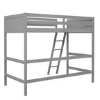 Lit superposé en bois double avec échelle, cadre de lit en bois, pas besoin de sommier tapissier - ModernLuxe