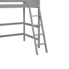 Lit superposé en bois double avec échelle, cadre de lit en bois, pas besoin de sommier tapissier - ModernLuxe