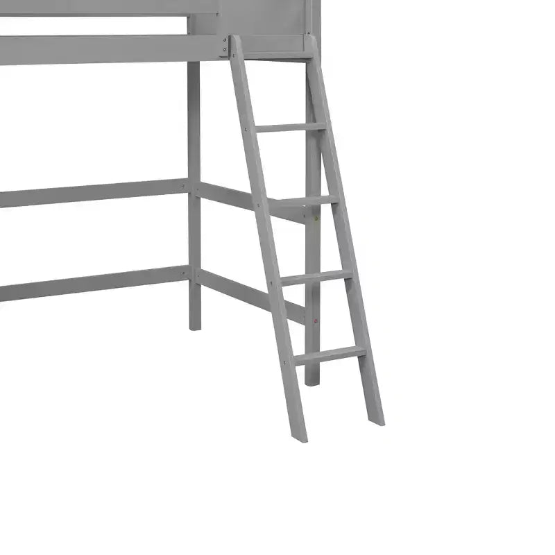 Lit superposé en bois double avec échelle, cadre de lit en bois, pas besoin de sommier tapissier - ModernLuxe