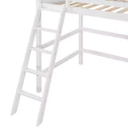 Lit superposé en bois double avec échelle, cadre de lit en bois, pas besoin de sommier tapissier - ModernLuxe