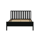Lit plateforme scandinave double Max & Lily, en bois massif avec tête de lit pour enfants