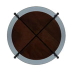 Table d'appoint ronde en bois Kate and Laurel Ottelo, 18x18x27, marron
