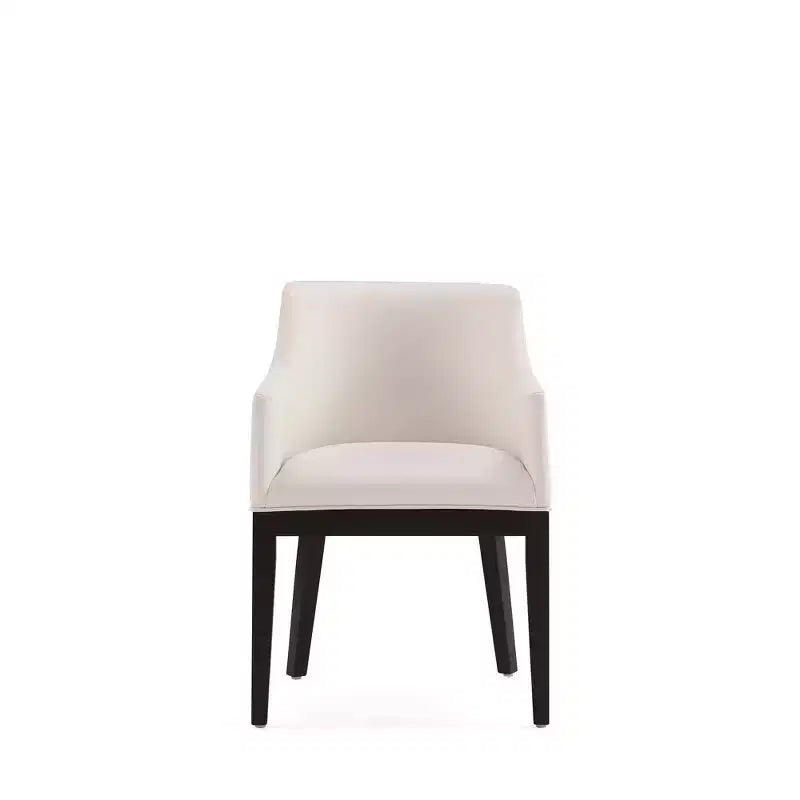 Lot de 2 fauteuils de salle à manger modernes en similicuir Gansevoort - Manhattan Comfort