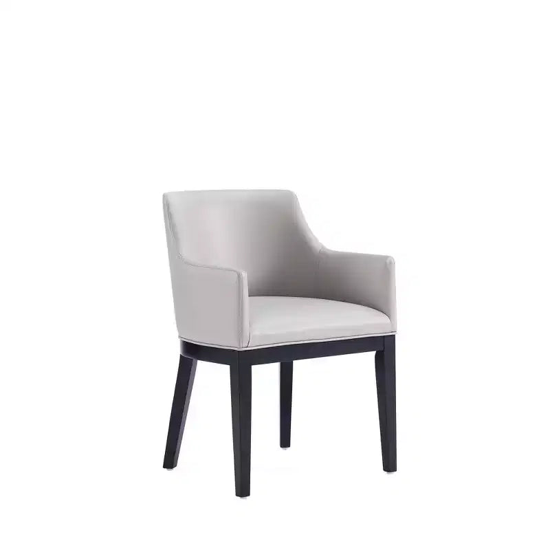 Lot de 2 fauteuils de salle à manger modernes en similicuir Gansevoort - Manhattan Comfort