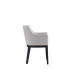 Lot de 2 fauteuils de salle à manger modernes en similicuir Gansevoort - Manhattan Comfort
