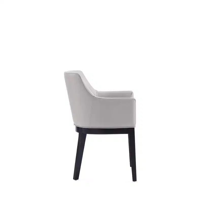 Lot de 2 fauteuils de salle à manger modernes en similicuir Gansevoort - Manhattan Comfort