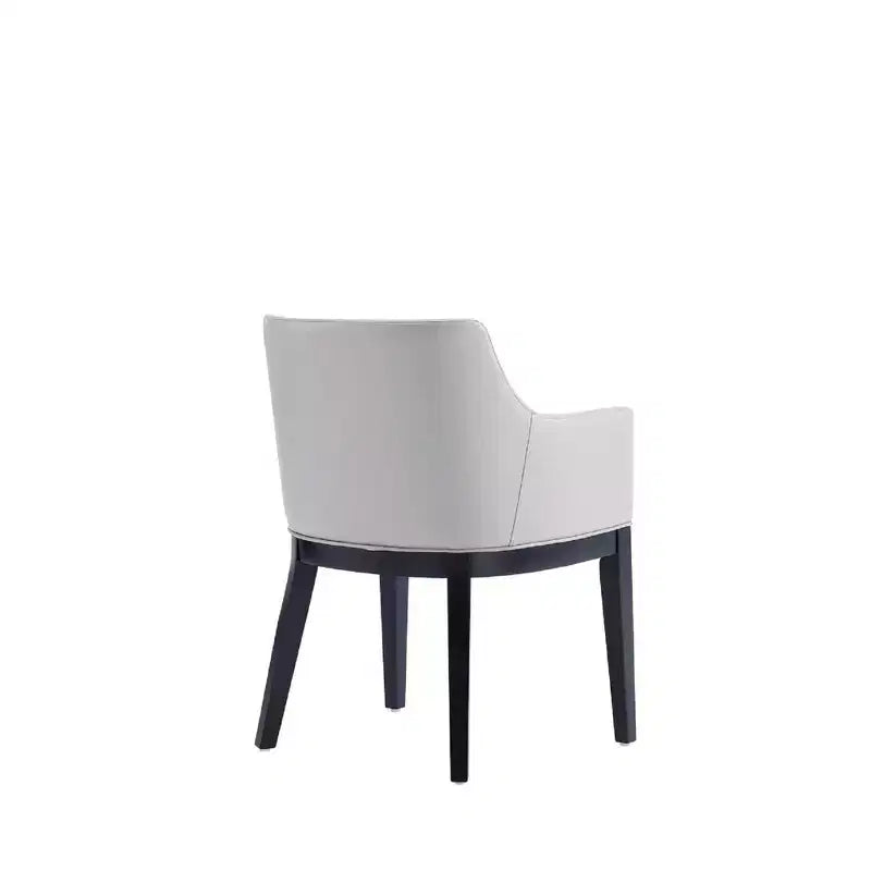 Lot de 2 fauteuils de salle à manger modernes en similicuir Gansevoort - Manhattan Comfort