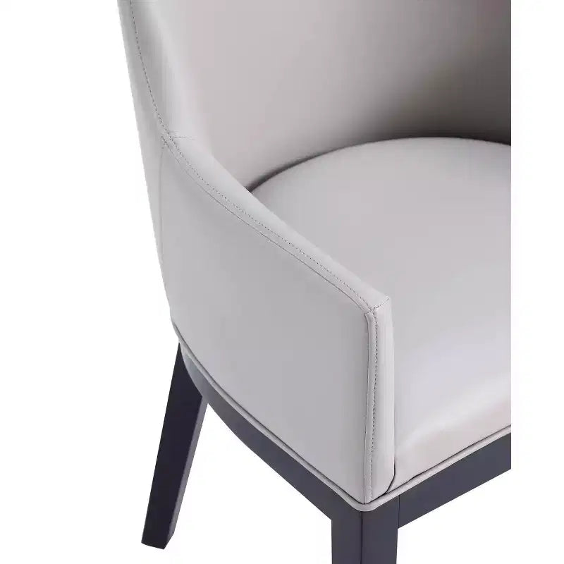 Lot de 2 fauteuils de salle à manger modernes en similicuir Gansevoort - Manhattan Comfort