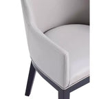 Lot de 2 fauteuils de salle à manger modernes en similicuir Gansevoort - Manhattan Comfort