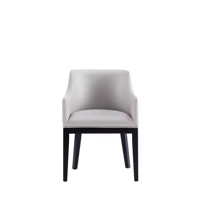 Lot de 2 fauteuils de salle à manger modernes en similicuir Gansevoort - Manhattan Comfort