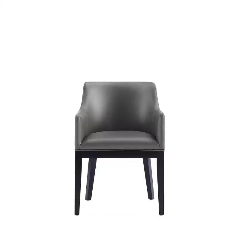 Lot de 2 fauteuils de salle à manger modernes en similicuir Gansevoort - Manhattan Comfort
