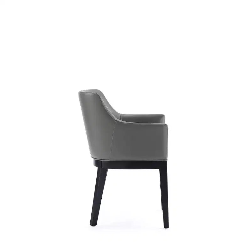 Lot de 2 fauteuils de salle à manger modernes en similicuir Gansevoort - Manhattan Comfort