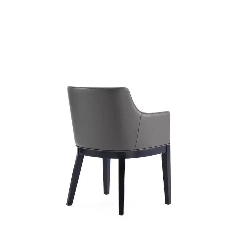 Lot de 2 fauteuils de salle à manger modernes en similicuir Gansevoort - Manhattan Comfort