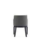 Lot de 2 fauteuils de salle à manger modernes en similicuir Gansevoort - Manhattan Comfort