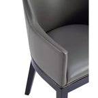 Lot de 2 fauteuils de salle à manger modernes en similicuir Gansevoort - Manhattan Comfort