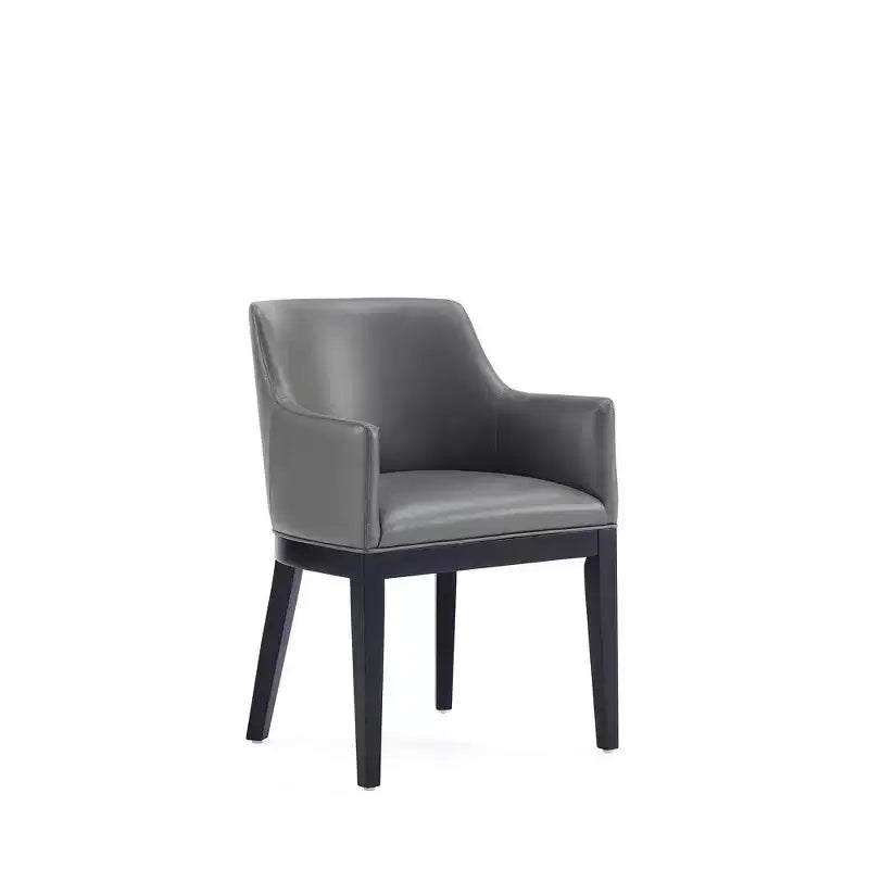 Lot de 2 fauteuils de salle à manger modernes en similicuir Gansevoort - Manhattan Comfort