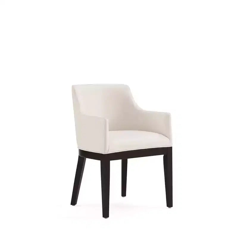 Lot de 2 fauteuils de salle à manger modernes en similicuir Gansevoort - Manhattan Comfort