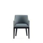 Lot de 2 fauteuils de salle à manger modernes en similicuir Gansevoort - Manhattan Comfort