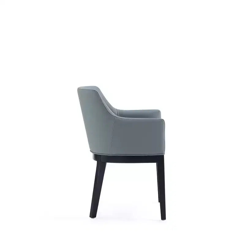 Lot de 2 fauteuils de salle à manger modernes en similicuir Gansevoort - Manhattan Comfort