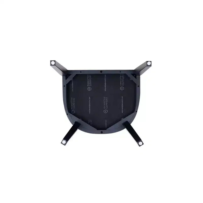 Lot de 2 fauteuils de salle à manger modernes en similicuir Gansevoort - Manhattan Comfort