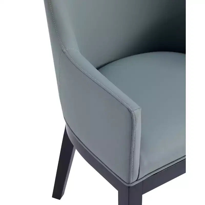 Lot de 2 fauteuils de salle à manger modernes en similicuir Gansevoort - Manhattan Comfort