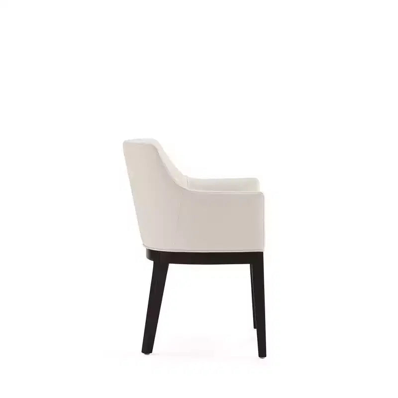 Lot de 2 fauteuils de salle à manger modernes en similicuir Gansevoort - Manhattan Comfort
