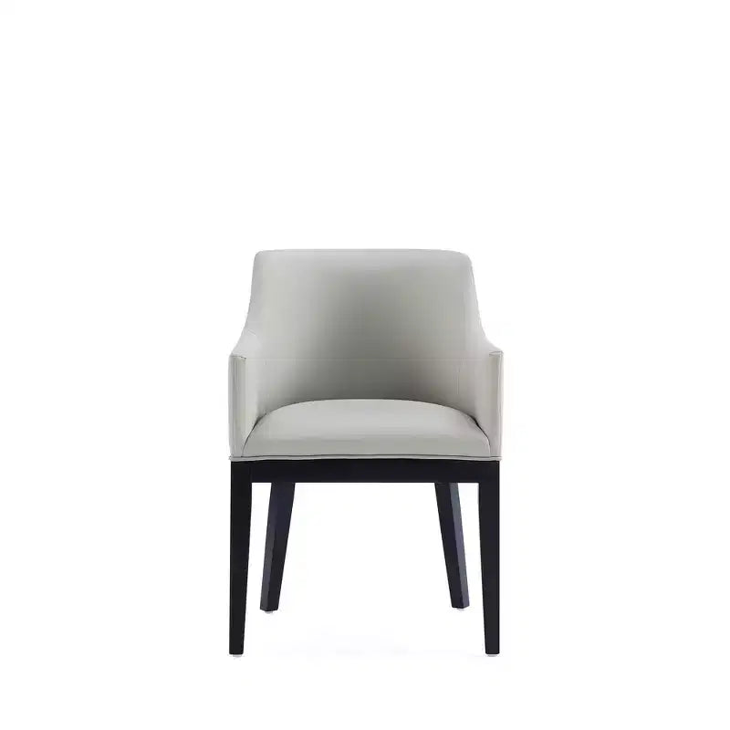 Lot de 2 fauteuils de salle à manger modernes en similicuir Gansevoort - Manhattan Comfort