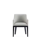 Lot de 2 fauteuils de salle à manger modernes en similicuir Gansevoort - Manhattan Comfort