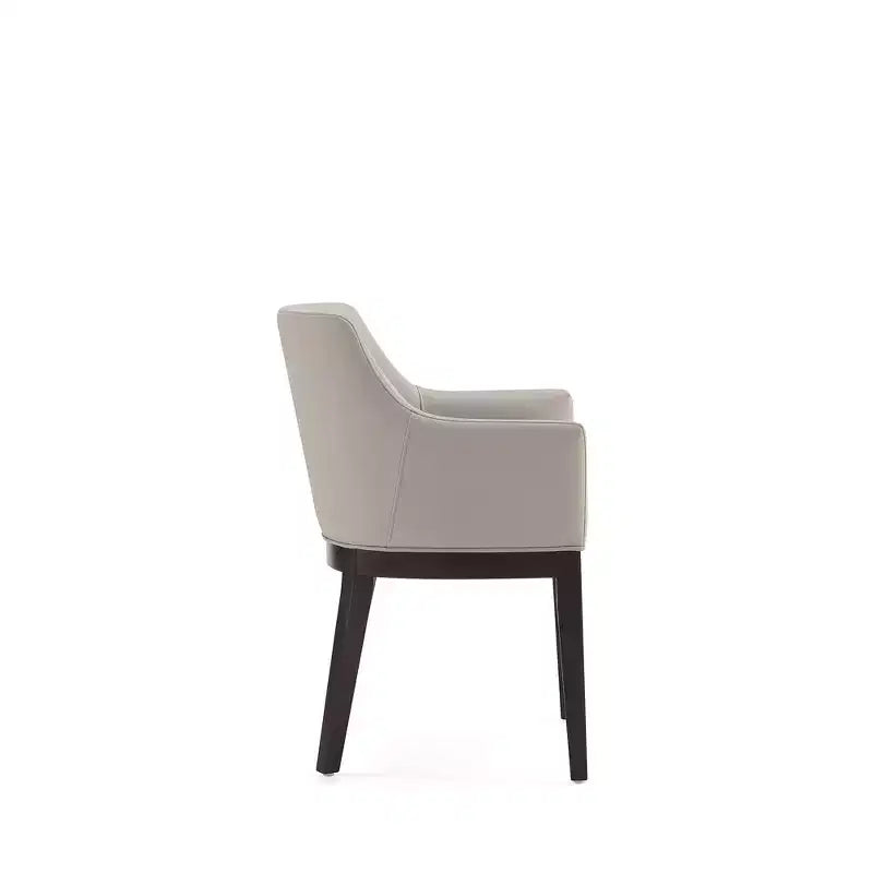 Lot de 2 fauteuils de salle à manger modernes en similicuir Gansevoort - Manhattan Comfort