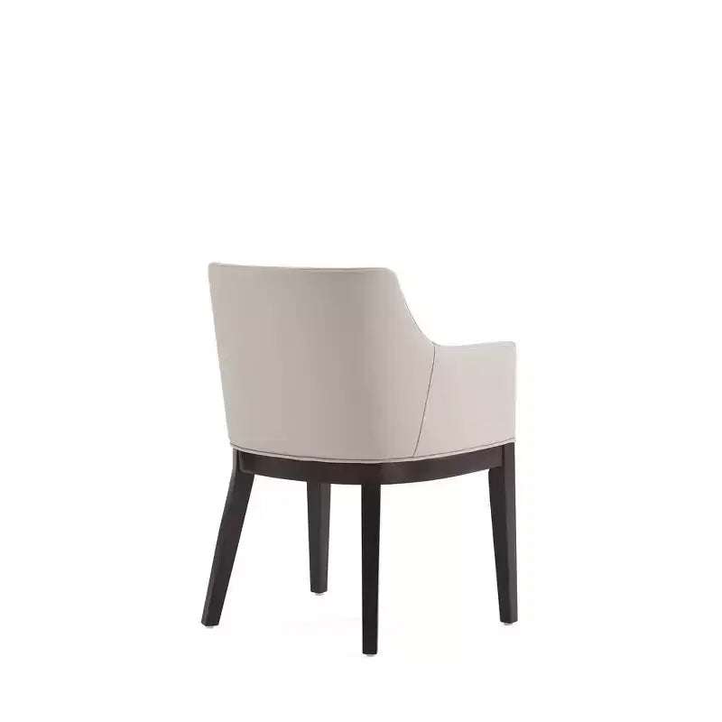 Lot de 2 fauteuils de salle à manger modernes en similicuir Gansevoort - Manhattan Comfort