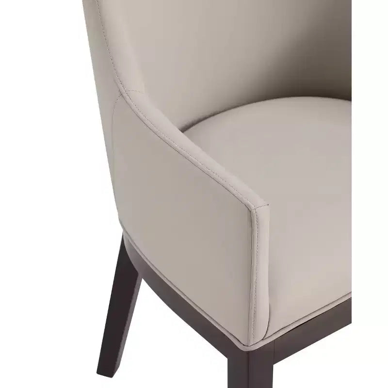 Lot de 2 fauteuils de salle à manger modernes en similicuir Gansevoort - Manhattan Comfort