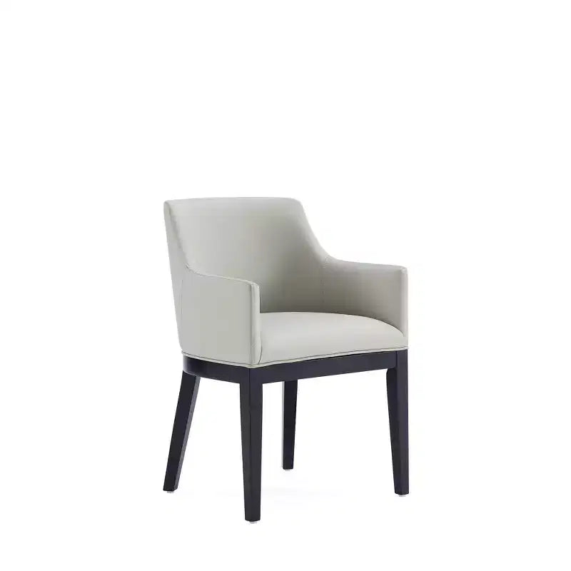 Lot de 2 fauteuils de salle à manger modernes en similicuir Gansevoort - Manhattan Comfort