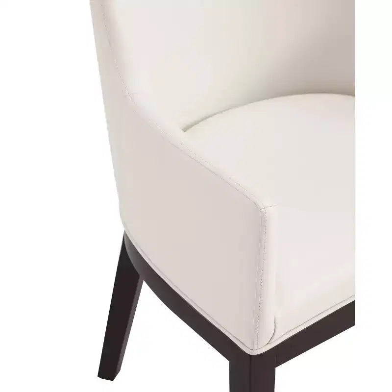 Lot de 2 fauteuils de salle à manger modernes en similicuir Gansevoort - Manhattan Comfort