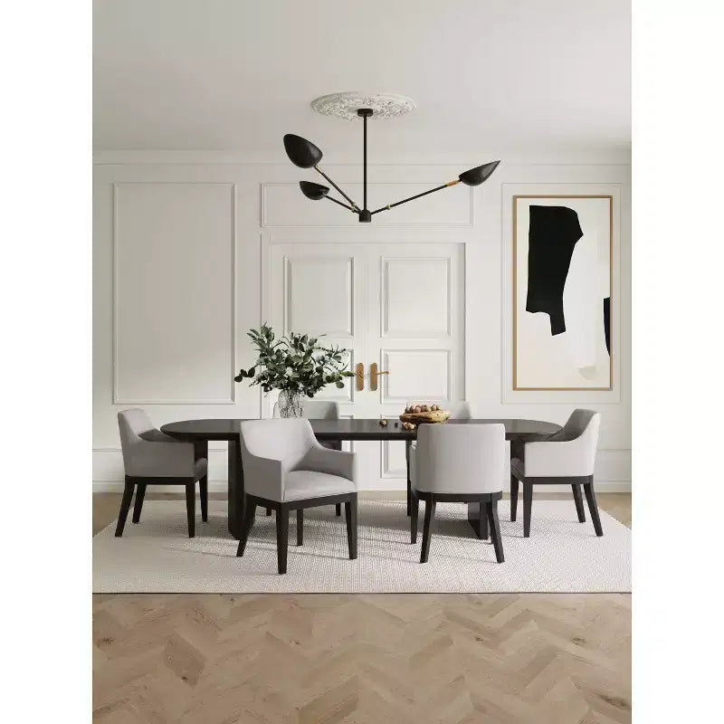 Lot de 2 fauteuils de salle à manger modernes en similicuir Gansevoort - Manhattan Comfort