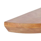 Console murale semi-circulaire en bois Kate and Laurel Colter, 28x3x14, Naturel
