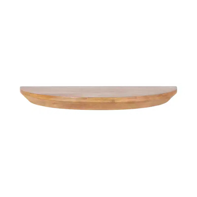 Console murale semi-circulaire en bois Kate and Laurel Colter, 28x3x14, Naturel