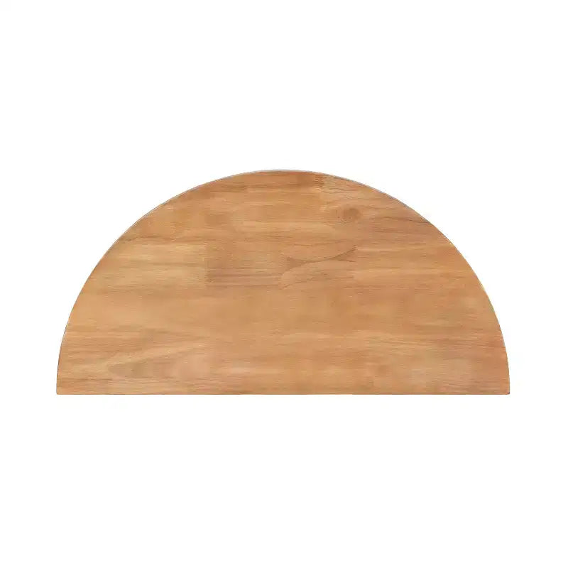 Console murale semi-circulaire en bois Kate and Laurel Colter, 28x3x14, Naturel