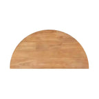 Console murale semi-circulaire en bois Kate and Laurel Colter, 28x3x14, Naturel