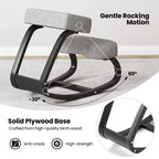 Chaise à bascule ergonomique Costway pour la bonne posture, soulage le mal de dos, coussin rembourré