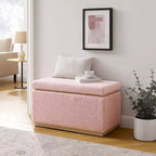 Lucinda Rectangle Storage Ottoman - Linon