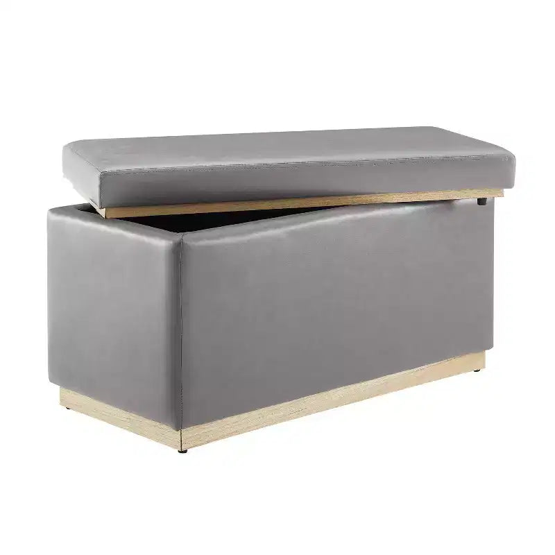Pouf de rangement rectangulaire Lucinda - Linon