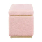 Pouf de rangement rectangulaire Lucinda - Linon