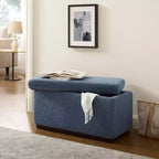 Pouf de rangement rectangulaire Lucinda - Linon