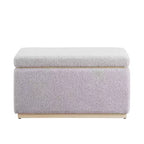 Pouf de rangement rectangulaire Lucinda - Linon