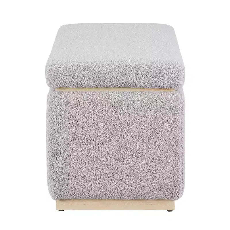 Pouf de rangement rectangulaire Lucinda - Linon